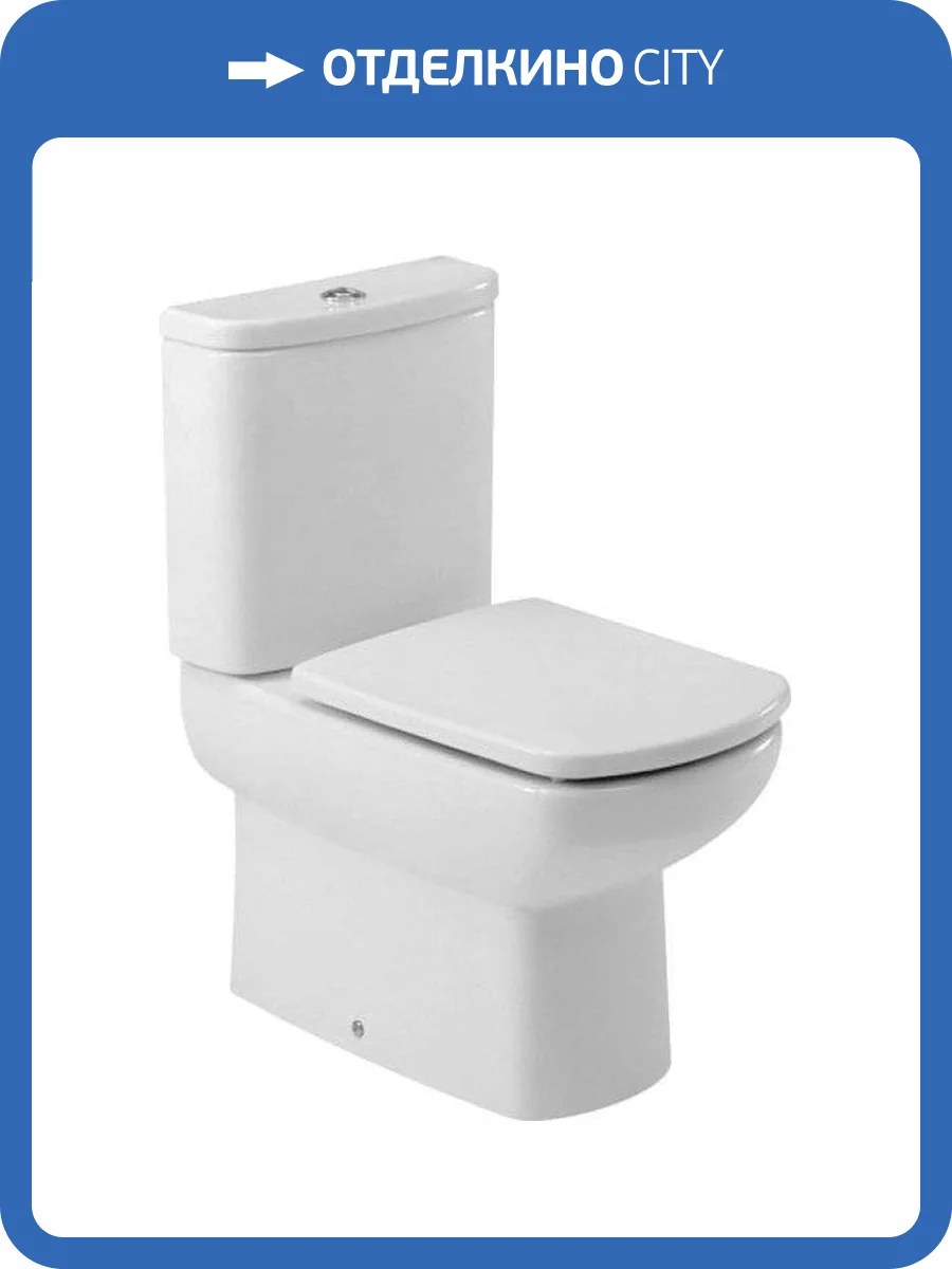 Унитаз-компакт Roca Dama Senso 342518000 + 34151B000 + ZRU9000040 Compacto фото 9