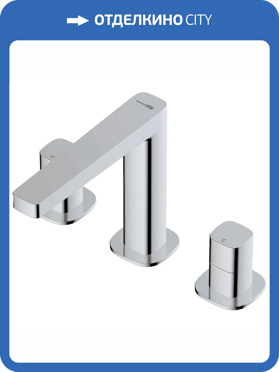 Смеситель для раковины Wasserkraft Naab 8635 хром фото 4