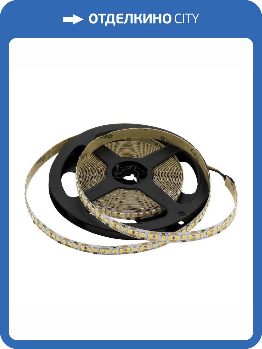 Светодиодная лента SWG 22W/m 204LED/m 2835SMD теплый белый 5M 004492 фото 7