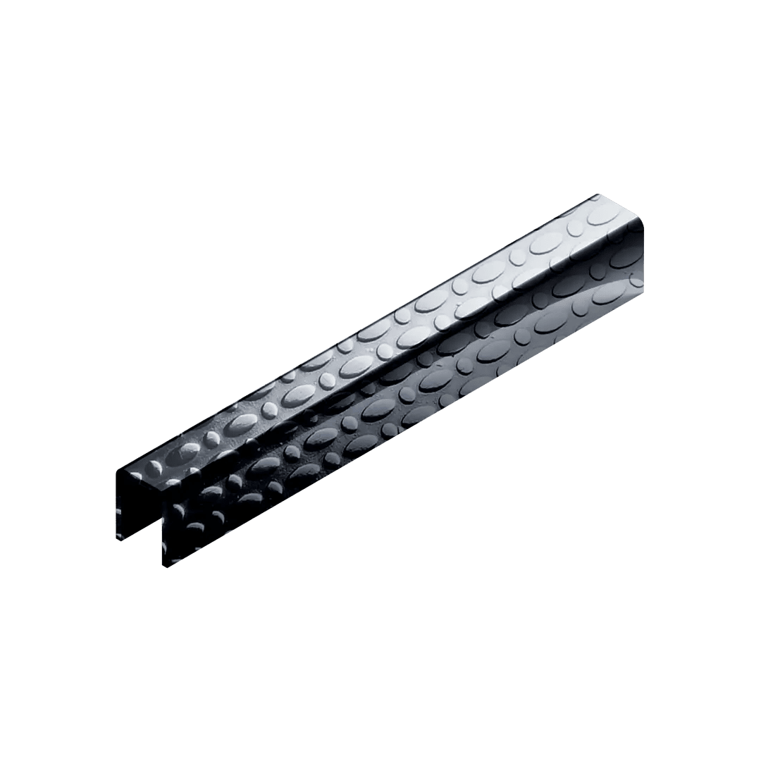 Профиль П-образный Neexy pvs95-12 EMG тисненый серый 270x0.5x0.8