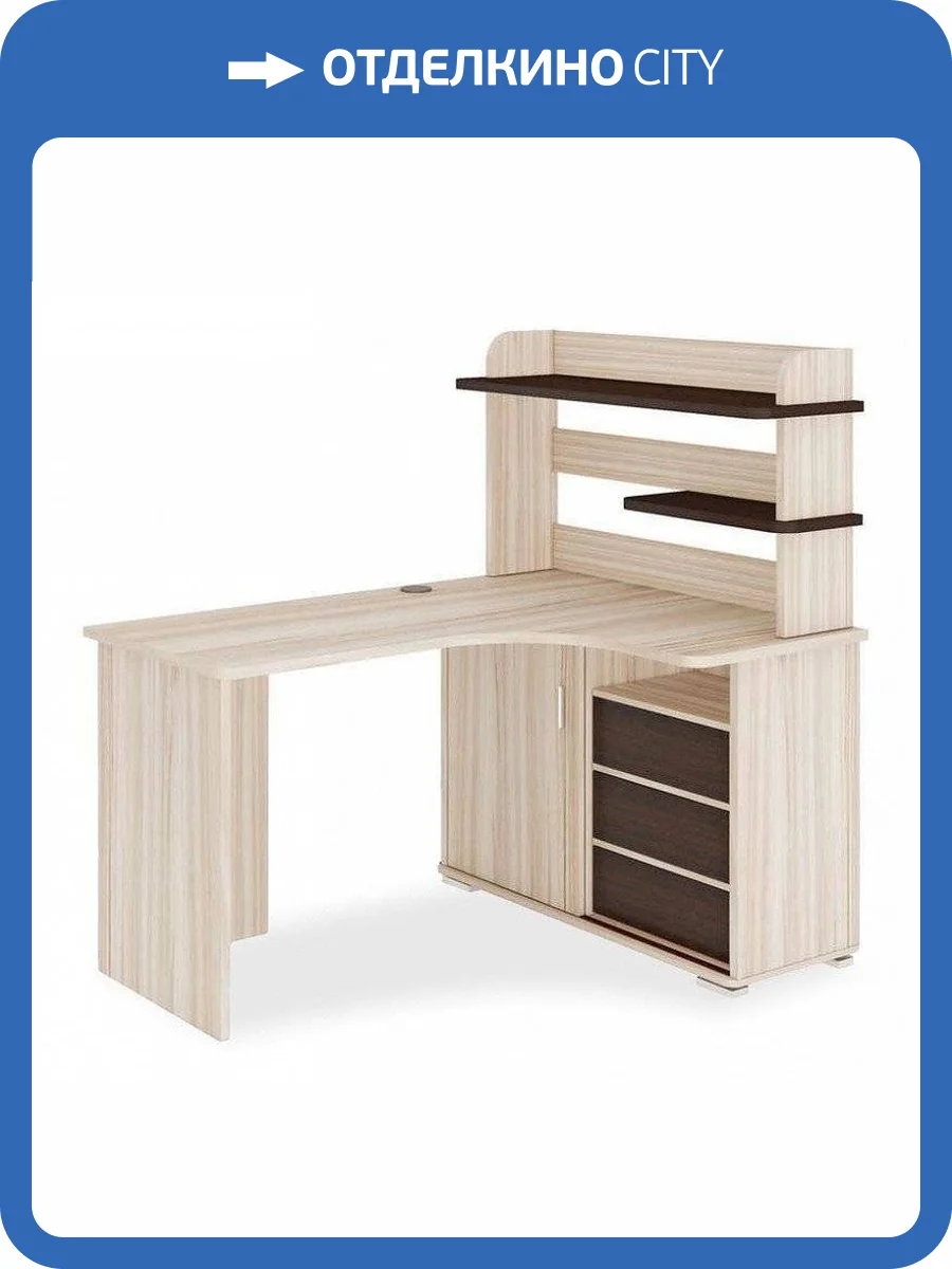 Стол компьютерный Merdes Домино MER_SR-145-KVK-PRAV-NOVYJ фото 2