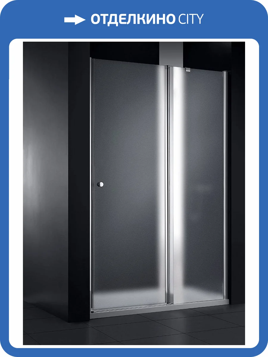 Душевая дверь в нишу Cezares ELENA-W-B-12-90-P-Cr-R профиль хром, стекло матовое, 90x195 фото 6
