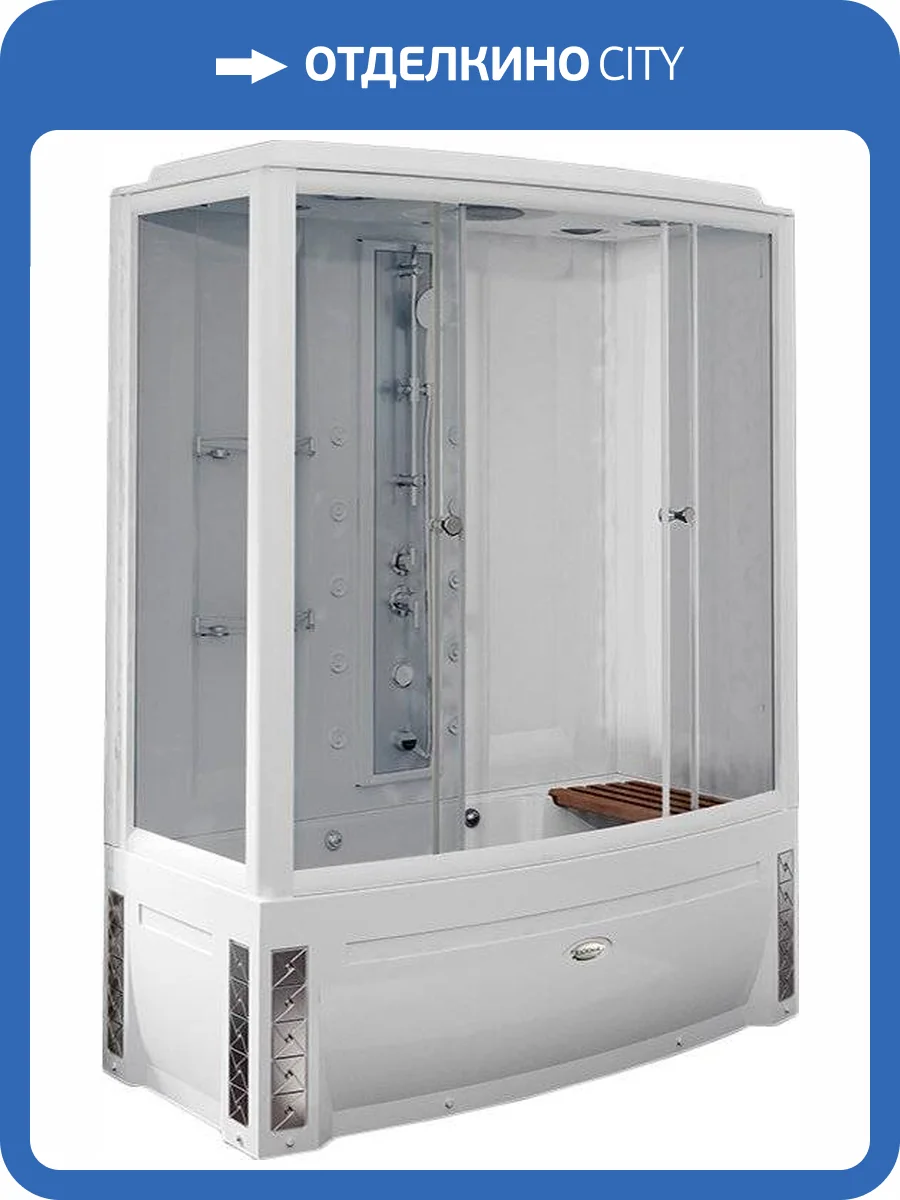 Душевой бокс Radomir Элис 2 правый, стекло матовое фото 9