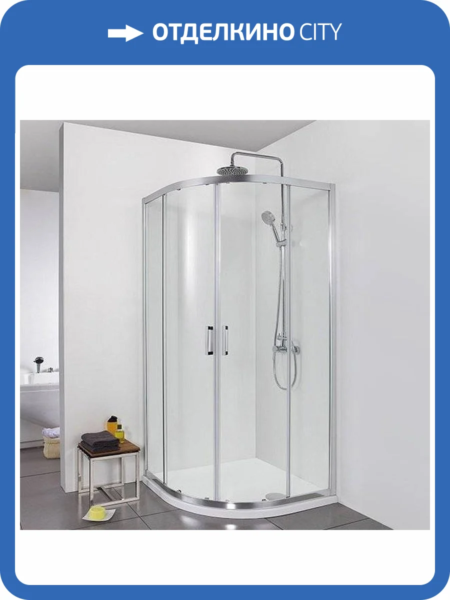 Душевой уголок Bravat Line BS090.1201A 90x90x200 фото 9