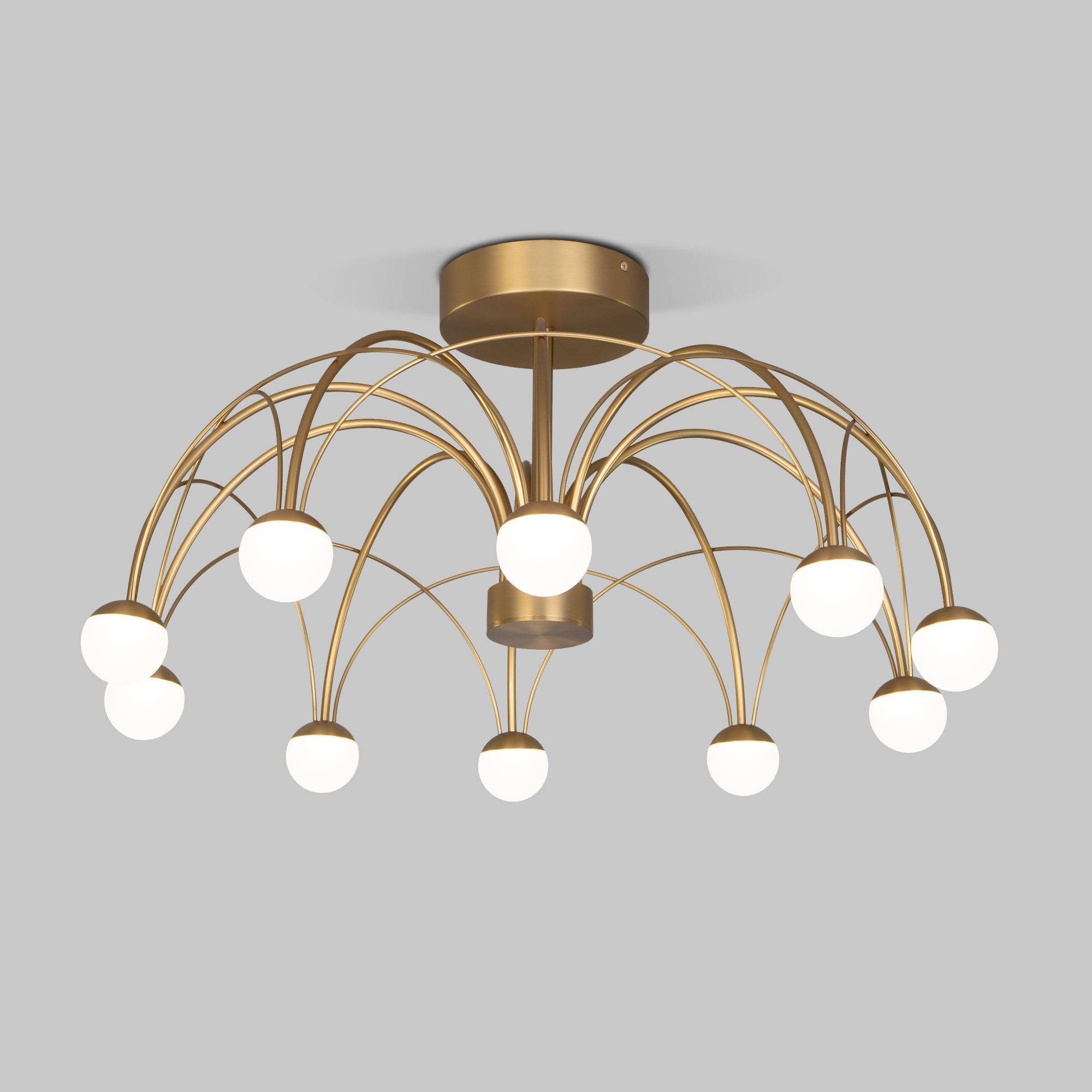 Потолочный светодиодный светильник Eurosvet Ragno 90031/10 LED золото фото 2