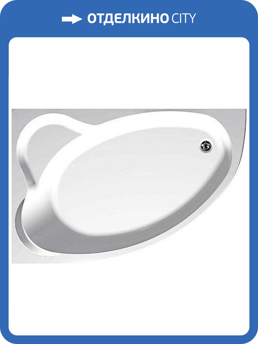 Акриловая ванна Aquanet Mayorca 205403 150x100 левая, с каркасом фото 15