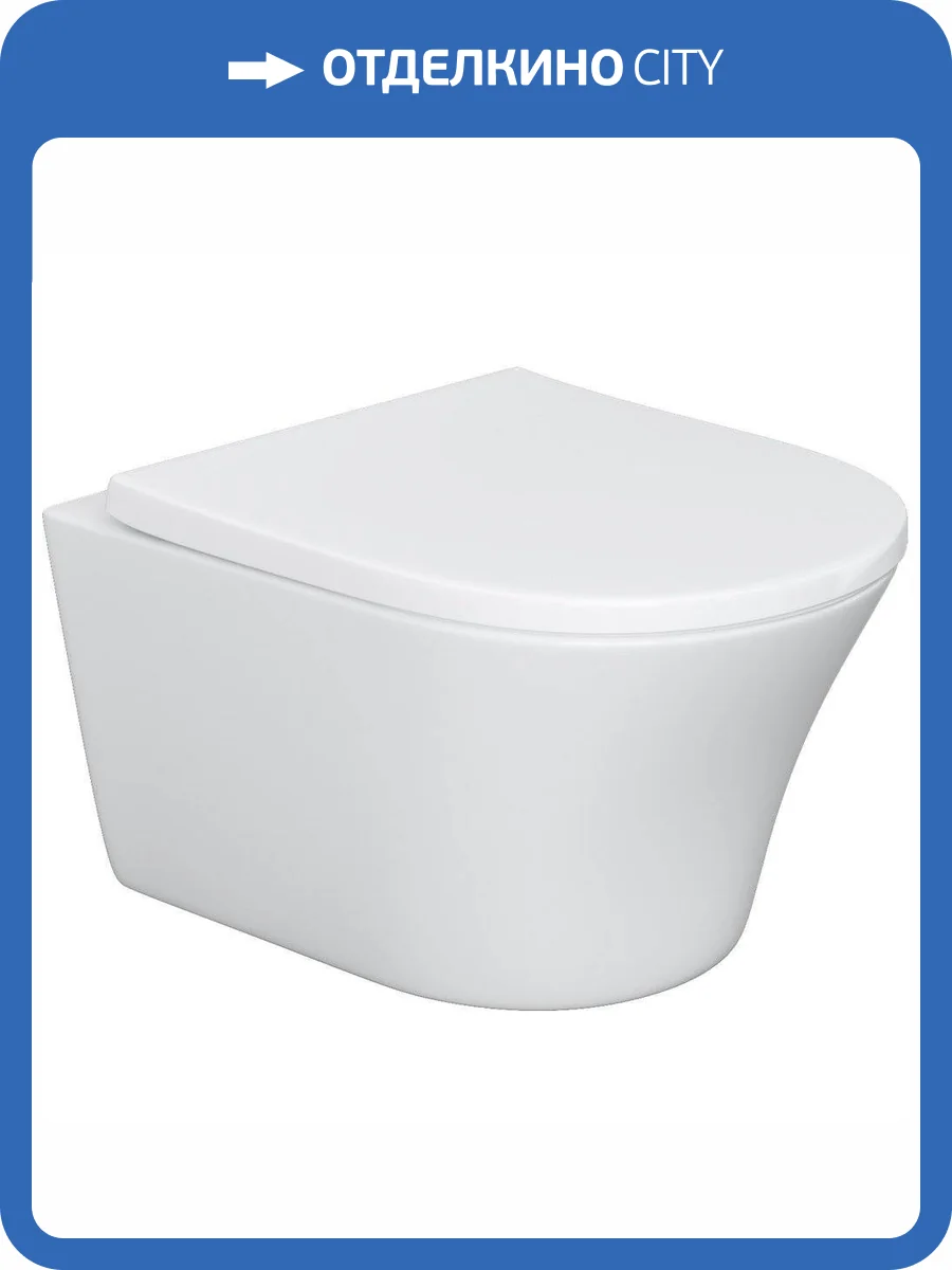 Унитаз подвесной Damixa Skyline DX35C1700SC с крышкой-сиденьем микролифт фото 9