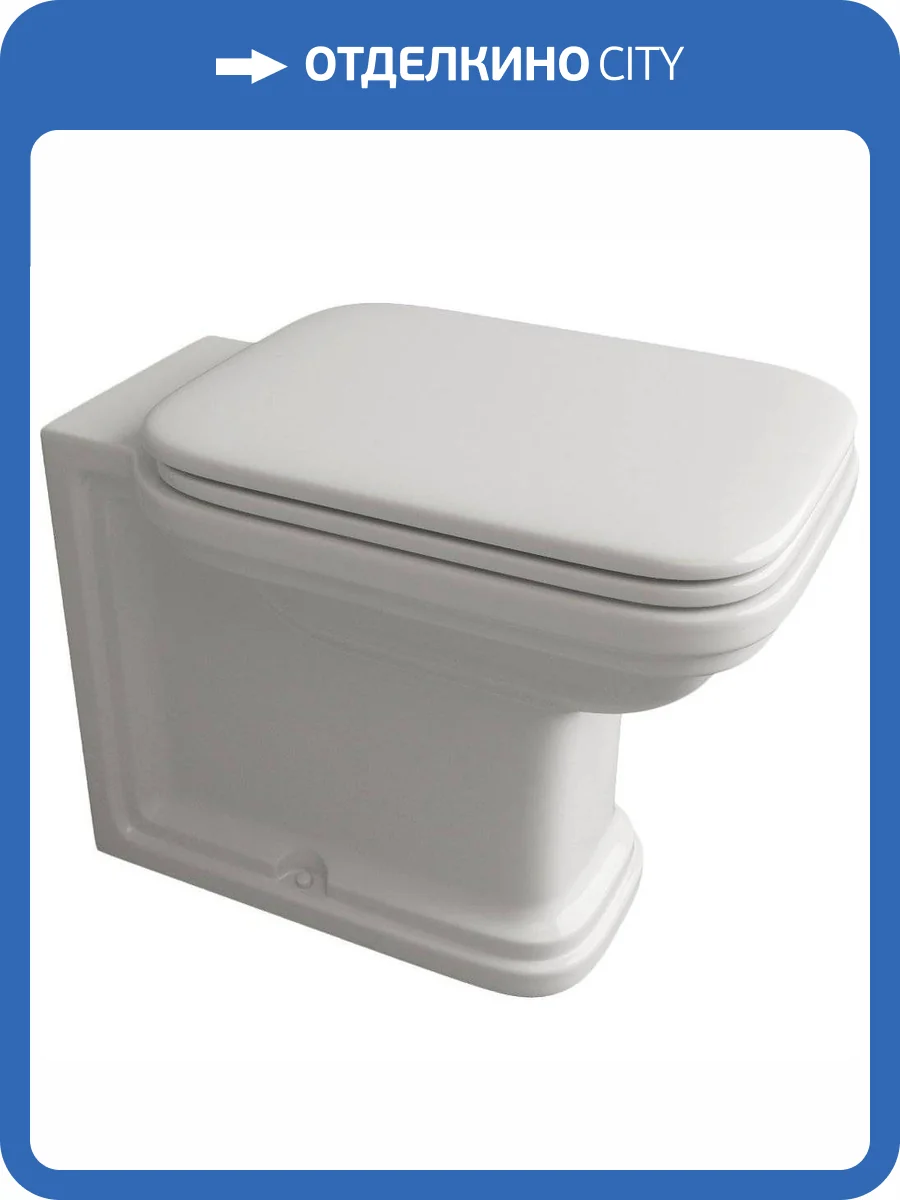 Унитаз приставной Kerasan Waldorf 411801 бронза фото 9