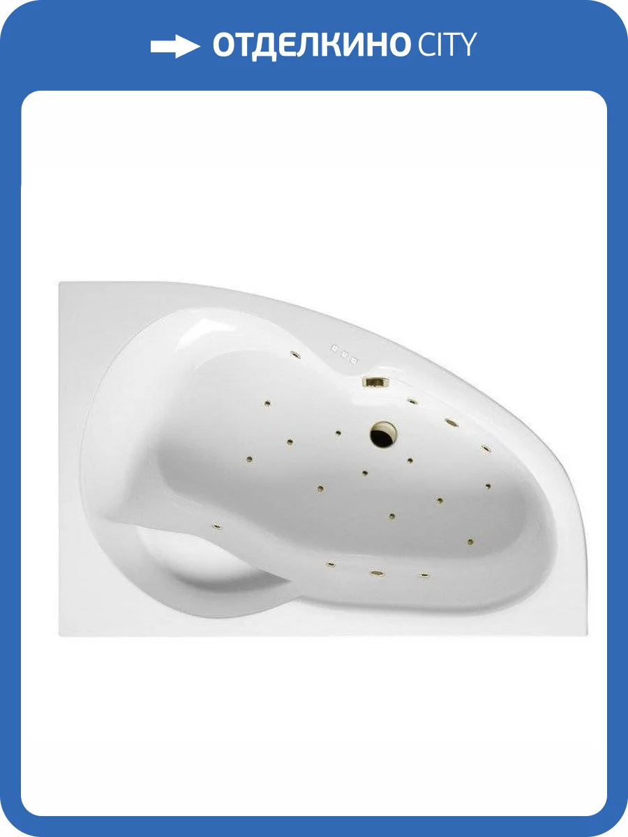 Акриловая ванна Excellent Newa RELAX WAEX.NEP16.RELAX.BR 160x95 правая, бронза фото 4