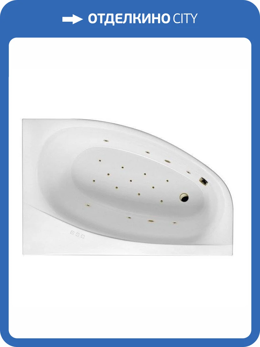 Акриловая ванна Excellent Kameleon RELAX WAEX.KMP17.RELAX.BR 170x110 правая, бронза фото 4