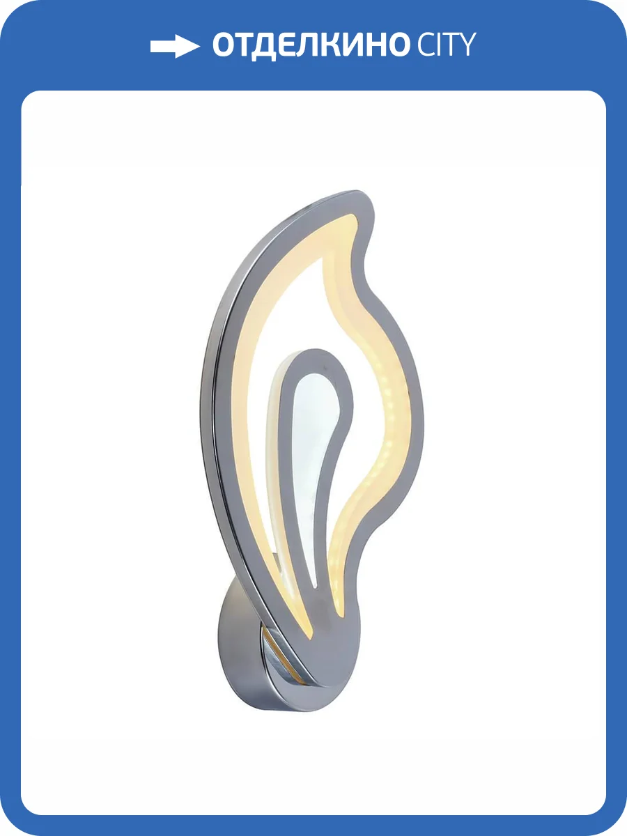 Настенный светодиодный светильник Profit Light 8073/1W CHR фото 4