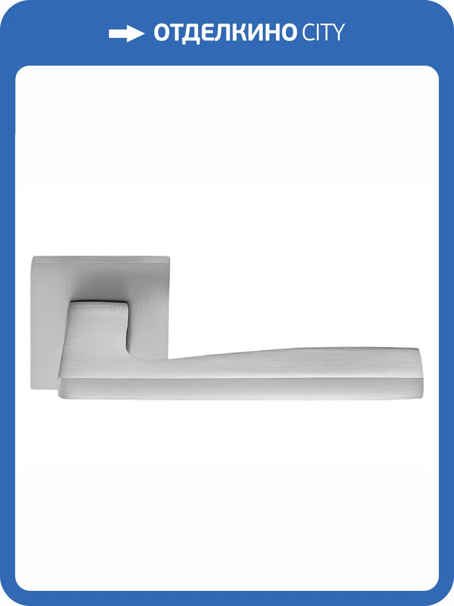 Дверная ручка Rucetti RAP 28 SLIM-S SC матовый хром фото 3