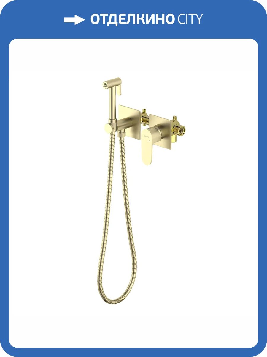 Гигиенический душ Aquatek Оберон AQ1220BG золотой брашированный фото 6