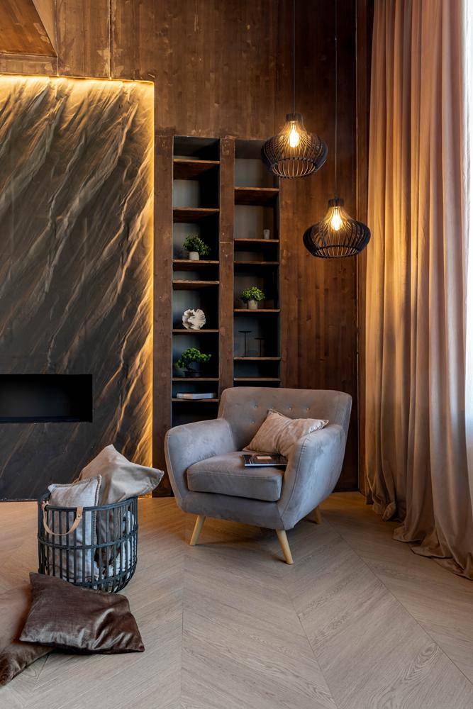 SPC Ламинат Steinholz Element Chevron 5.5/43 4V STH093EC Палладио 600x127 фото 6