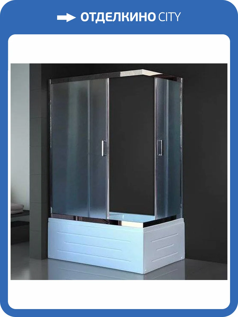 Душевой уголок Royal Bath RB8120BP-C-CH-L с поддоном фото 7