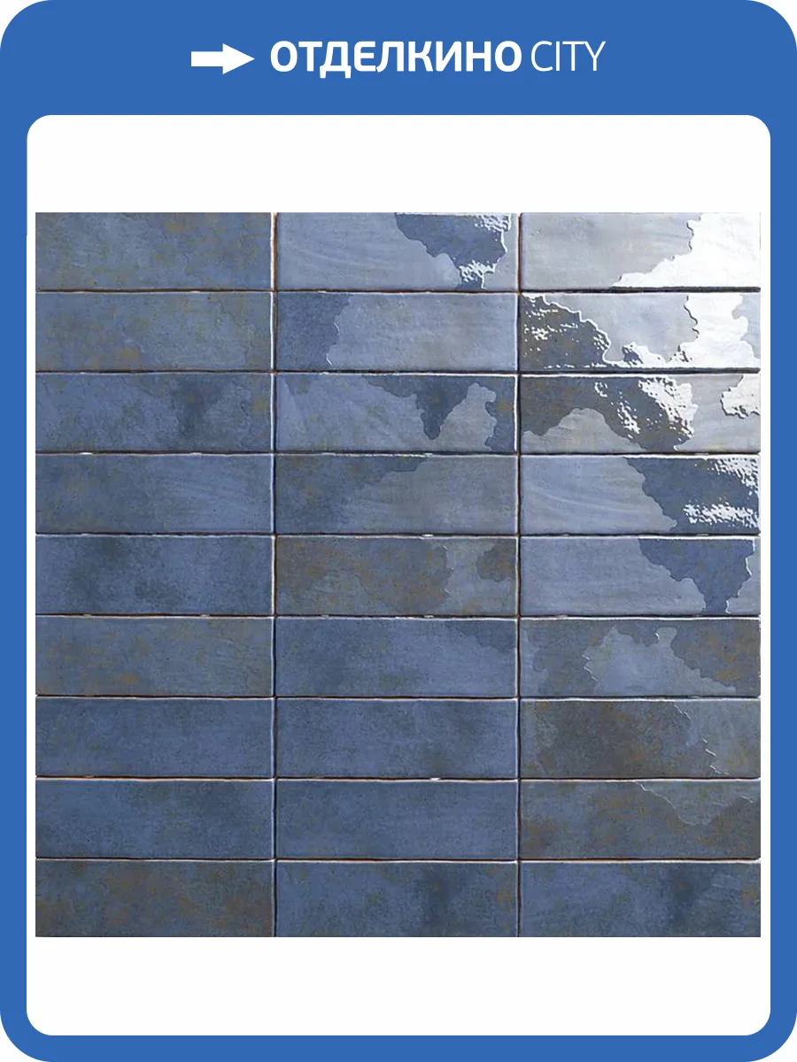 Керамическая плитка Mainzu Korfu PT03981 Cobalt 6.5x20 фото 5