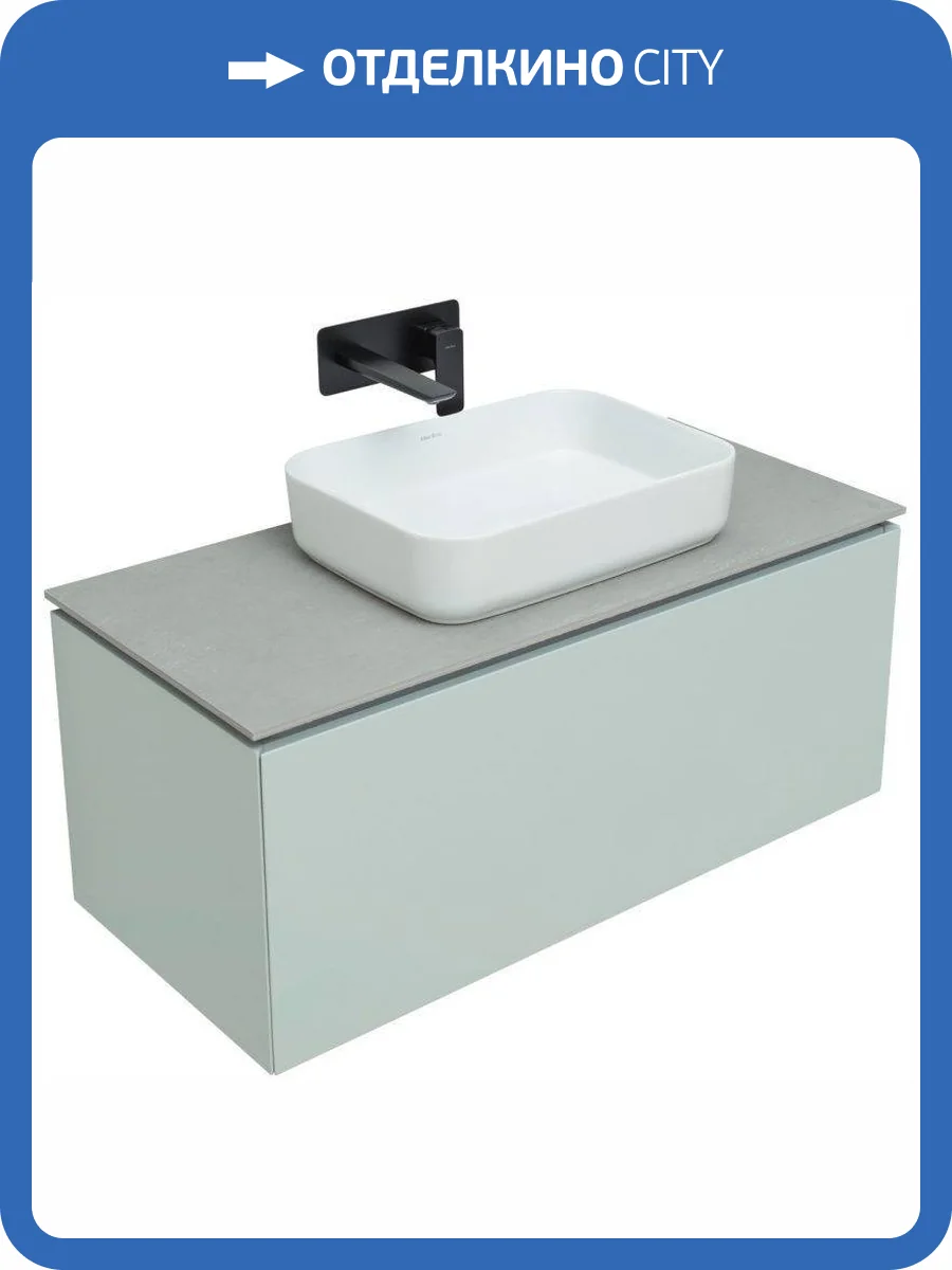 Тумба под раковину Allen Brau Infinity 1.21004.PWM папирус матовый, 100 1+1 фото 5