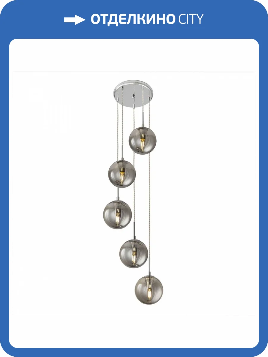 Подвесной светильник Citilux Томми CL102050 Хром фото 5