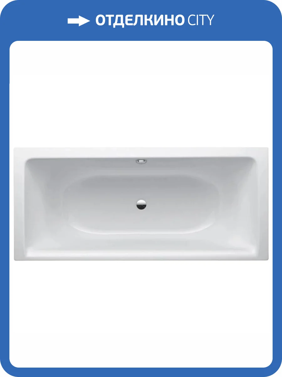 Стальная ванна Bette Free 6832 PLUS 200x100 для комплекта фото 2