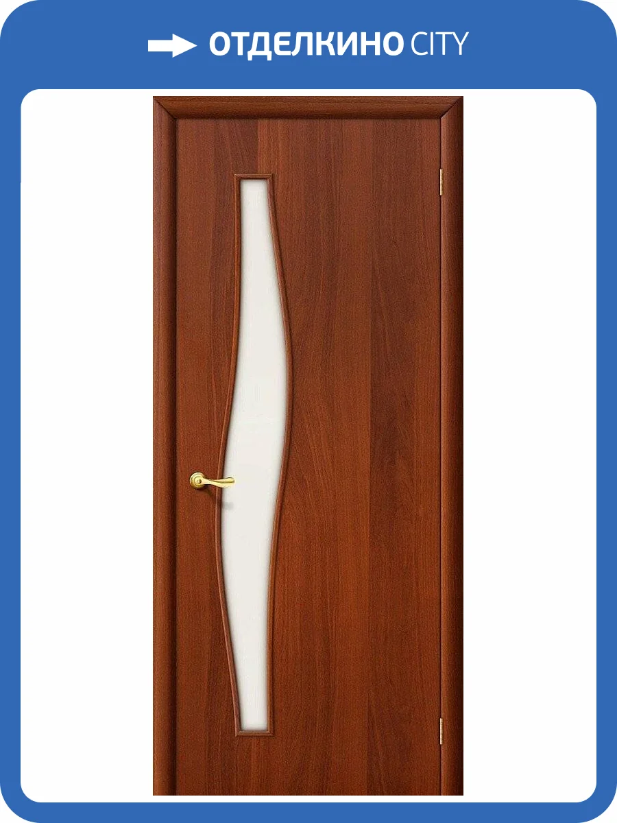 Межкомнатная дверь Bravo 010-0486 6С Л-11 ИталОрех 2000x800 фото 2