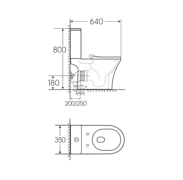 Унитаз-компакт напольный Grossman Classic GR-4465SQ фото 9