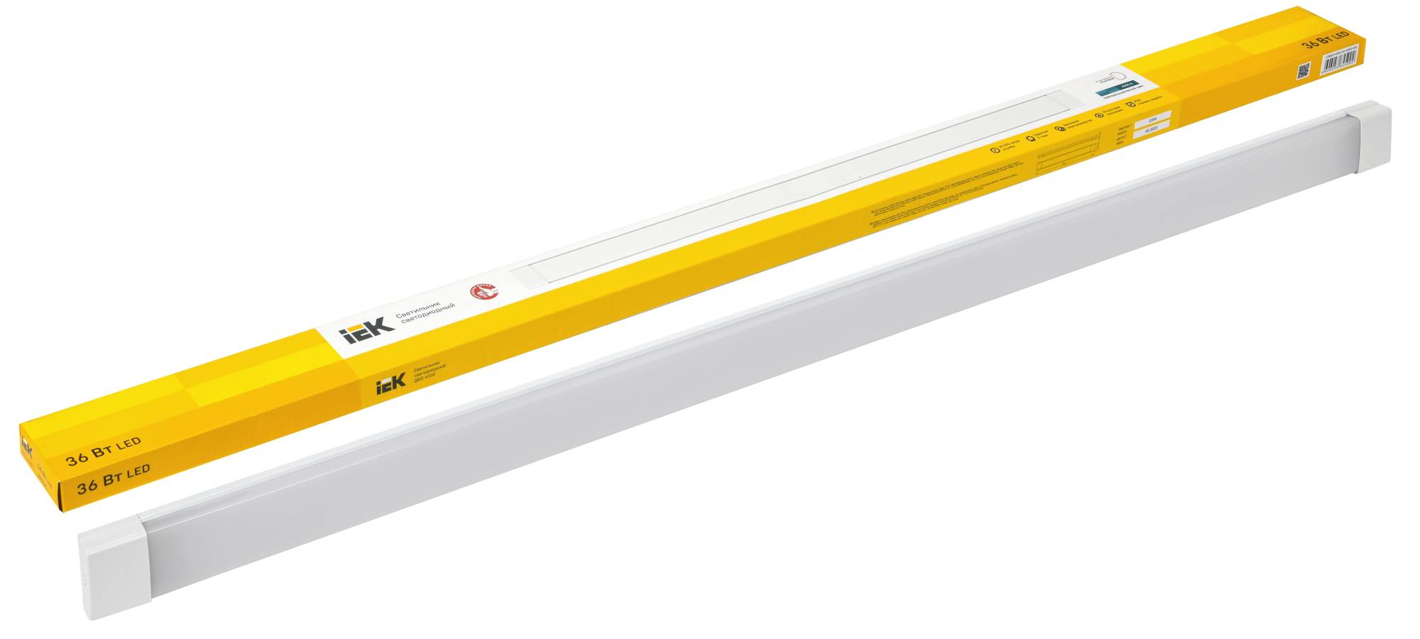 Настенно-потолочный линейный светодиодный светильник IEK ДБО 4002 LDBO0-4002-36-4000-K01 фото 8