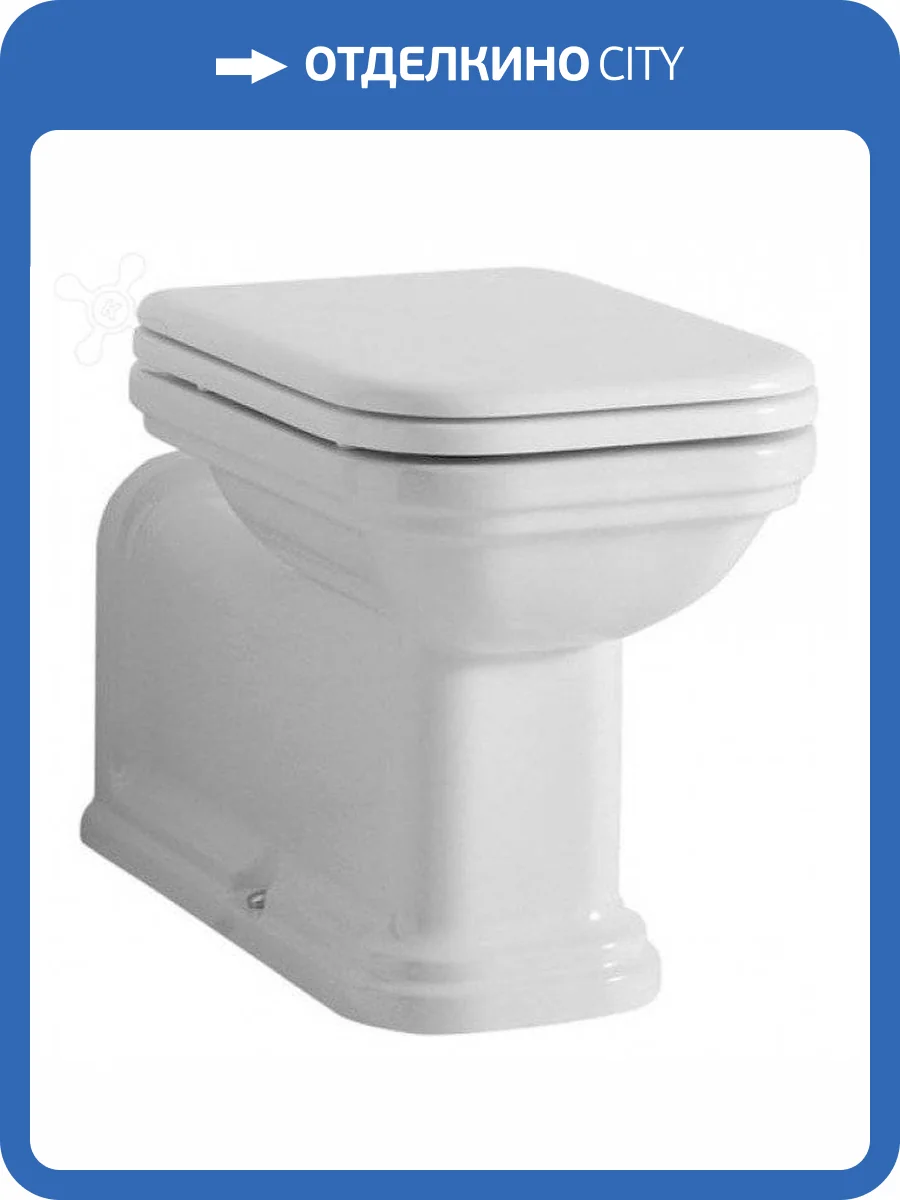 Чаша для унитаза-компакта Kerasan Waldorf фото 2