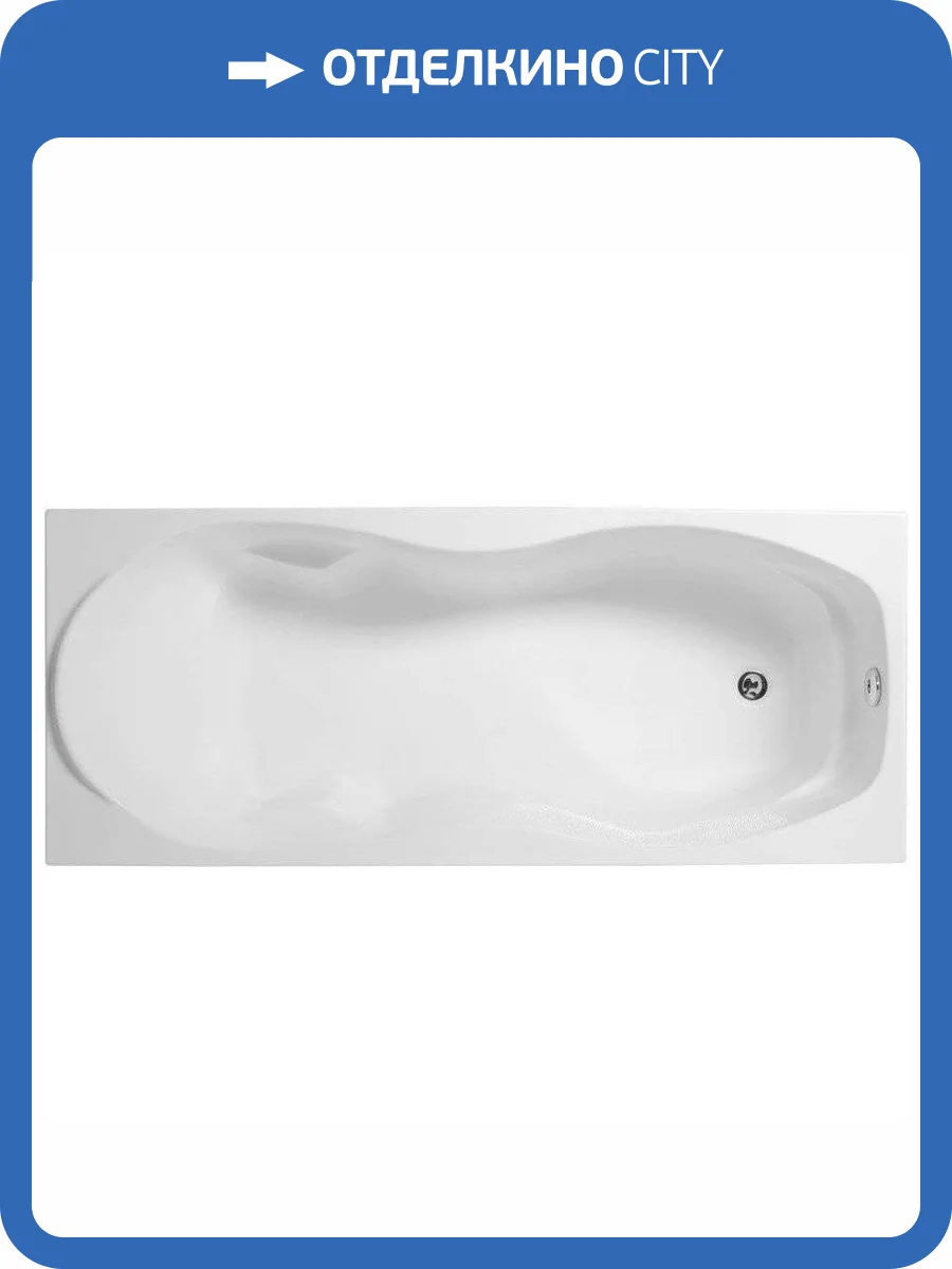 Акриловая ванна Aquanet Tessa 242925 170x70 с каркасом фото 12