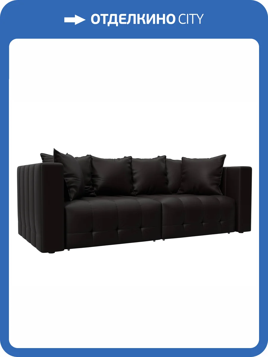 Прямой диван Лига Диванов Лига-052 НПБ 129903 GRIFON 12 коричневый фото 10