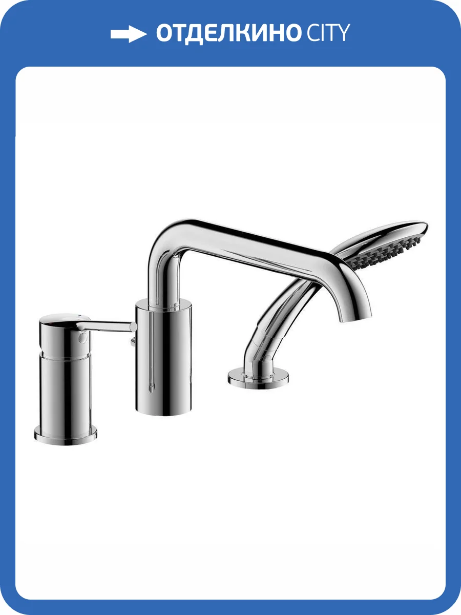Смеситель на борт ванны Bravat Angel F5172217CP-1-RUS хром фото 3