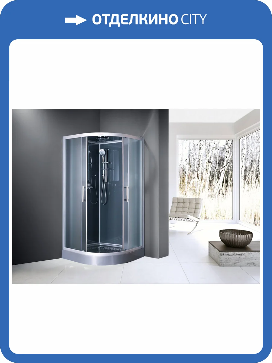 Душевая кабина Esbano Elegancia ESKG100CR фото 2