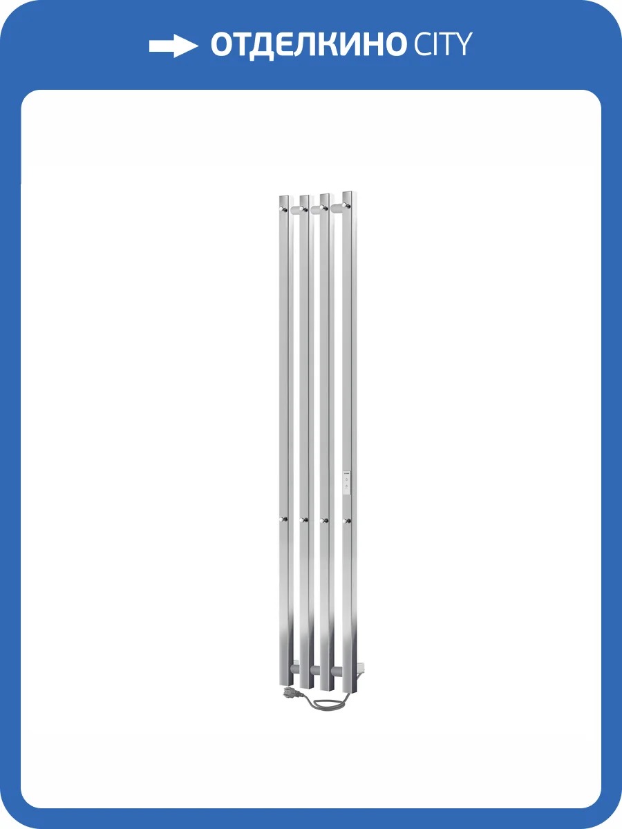 Полотенцесушитель электрический Indigo Style Pro LSPRE120-18Rt Серебристый фото 3