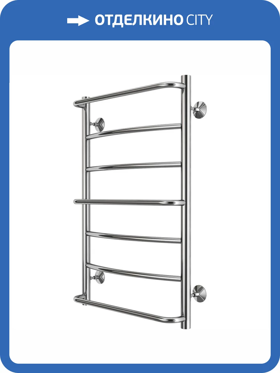 Полотенцесушитель водяной Larusso Евромикс П7 4670078535108 500x800 хром фото 4