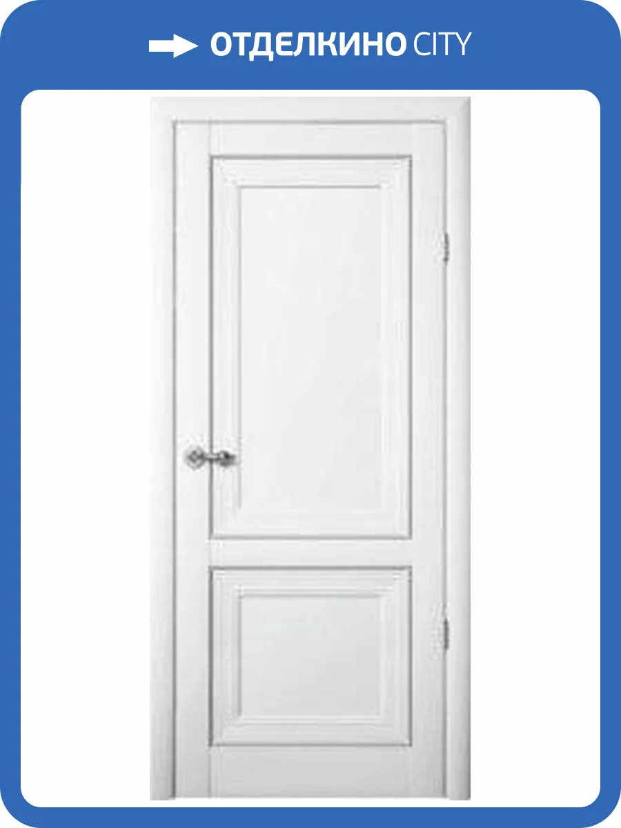 Межкомнатная дверь Verda Прадо, глухая, белый 800x2000 фото 2