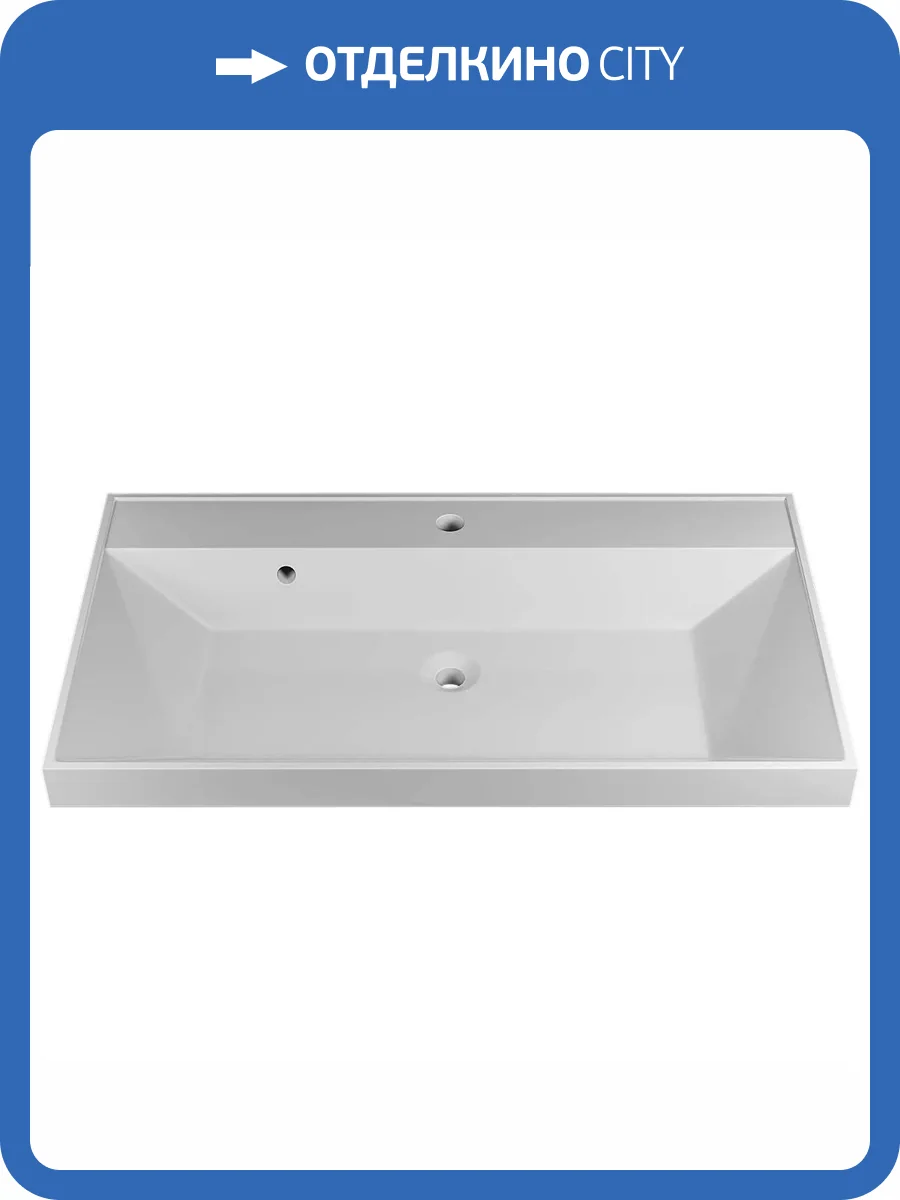 Раковина Uperwood Classic 291020337 80 см, белая глянцевая фото 6