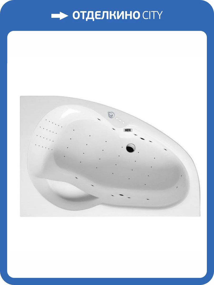 Акриловая ванна Excellent Newa NANO WAEX.NEP16.NANO.CR 160x95 правая, хром фото 10