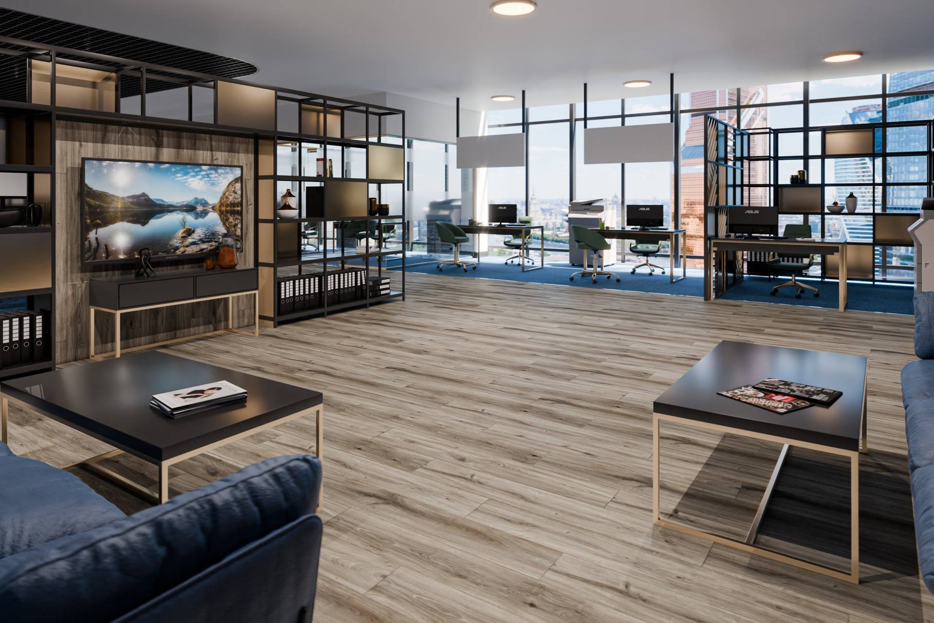 SPC Ламинат Damy Floor Family 4/43 4V 6607-9 Дуб Натуральный 1220x180 фото 5