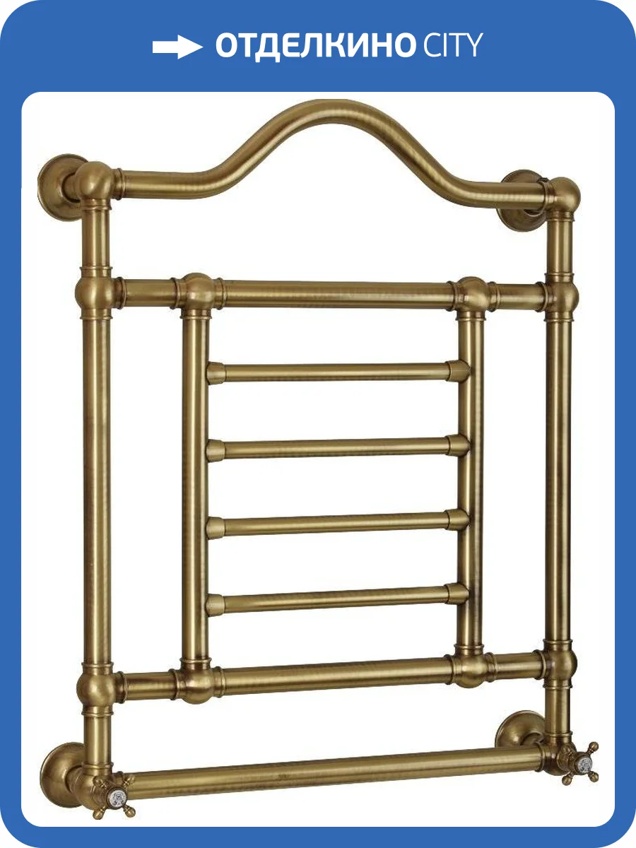 Полотенцесушитель водяной Migliore Edward 20317 85x68, бронза фото 3
