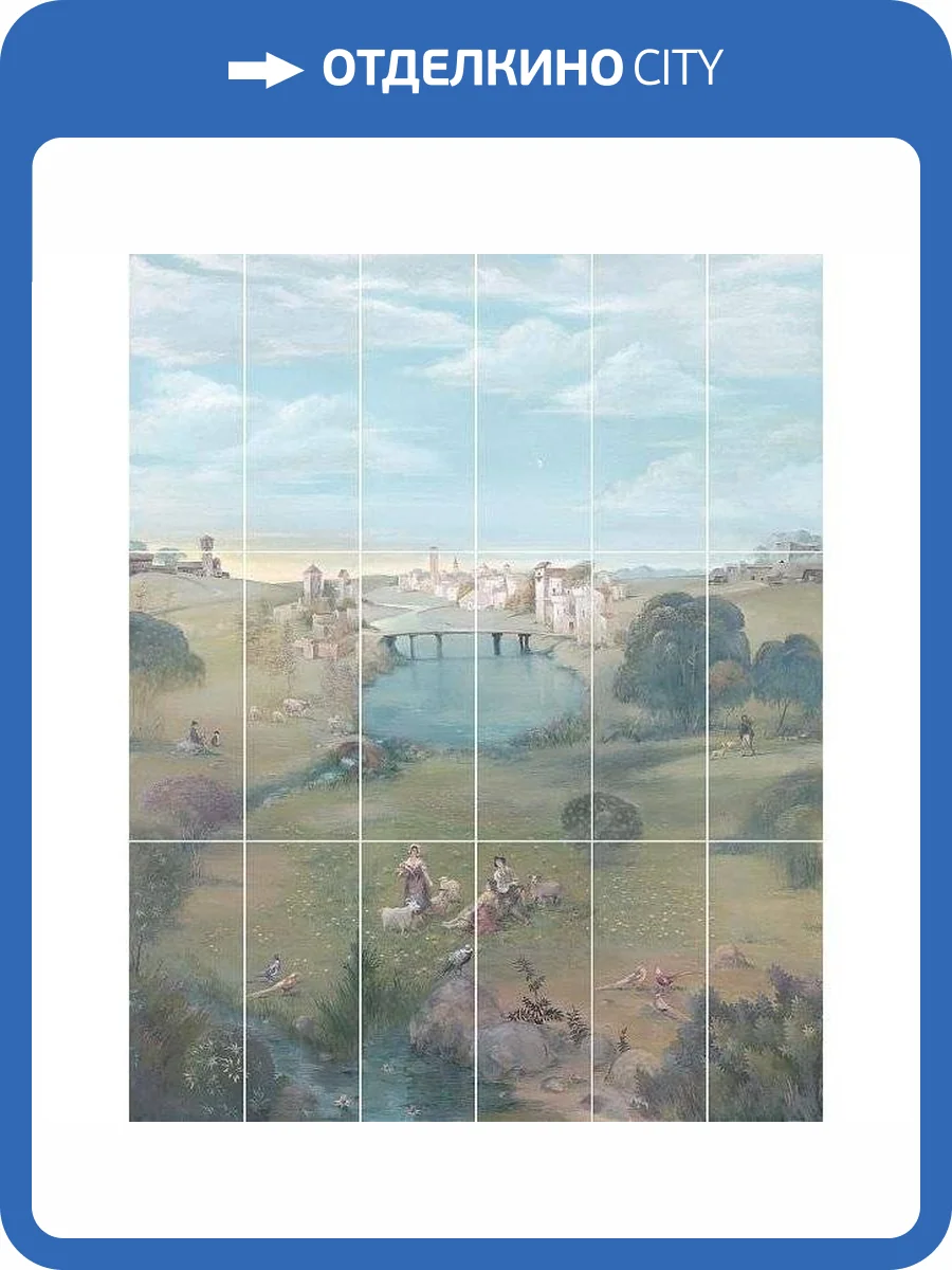 Панно Kerama Marazzi Резиденция VB/A01/18x/7071T Пейзаж 120x150 фото 3