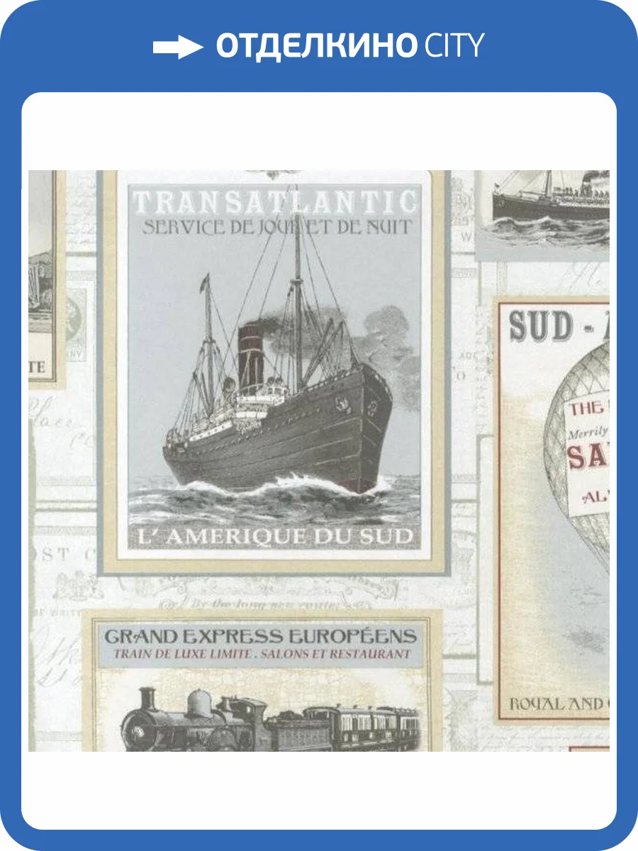 Обои флизелиновые Aura Nostalgie G56144 фото 2