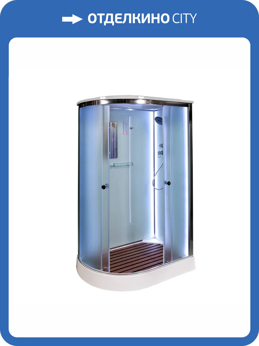 Душевая кабина AvaCan D012SRLED с подсветкой, 120x90x220 фото 14