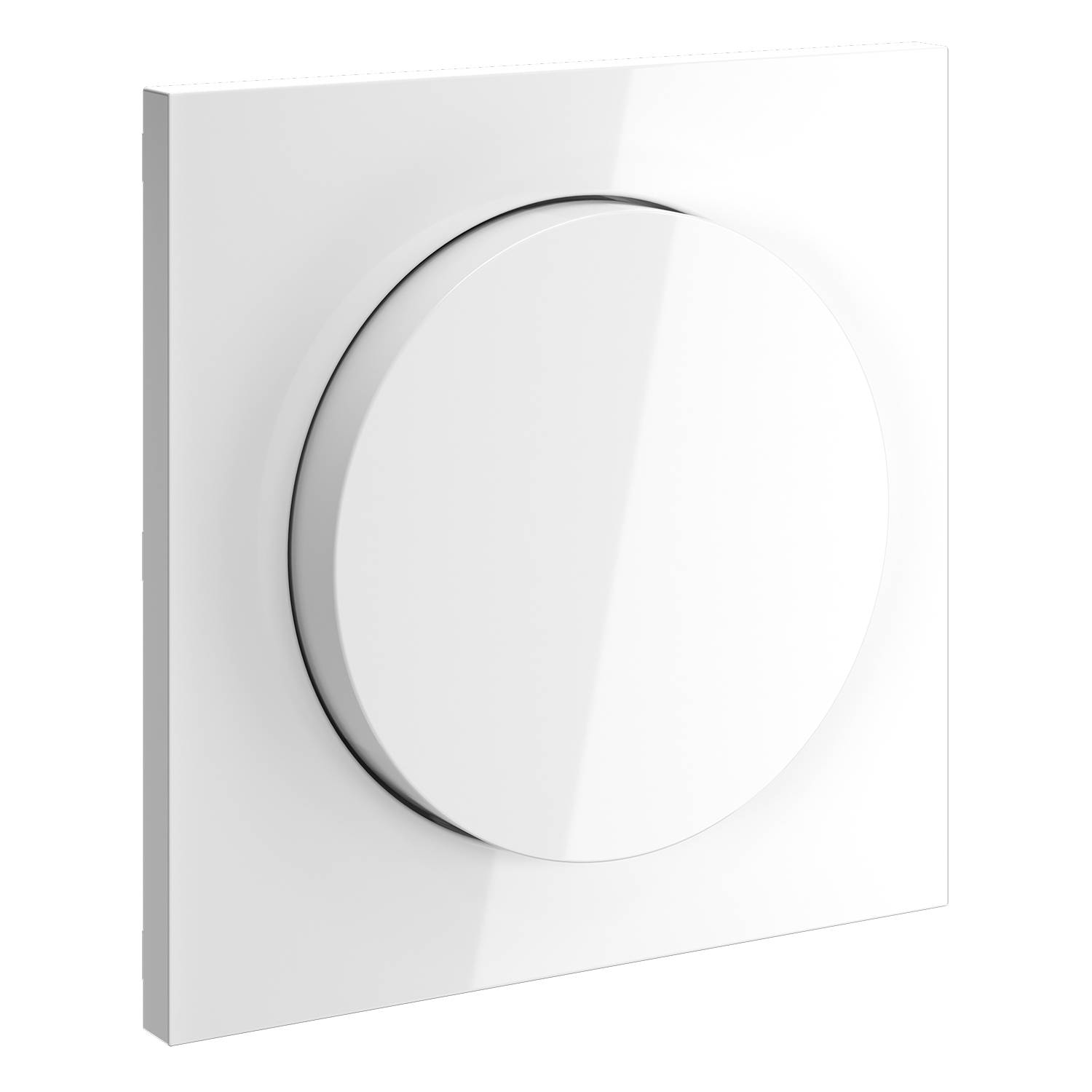 Лицевая панель для светорегулятора поворотно-нажимного Voltum S70 VLS002001 белый