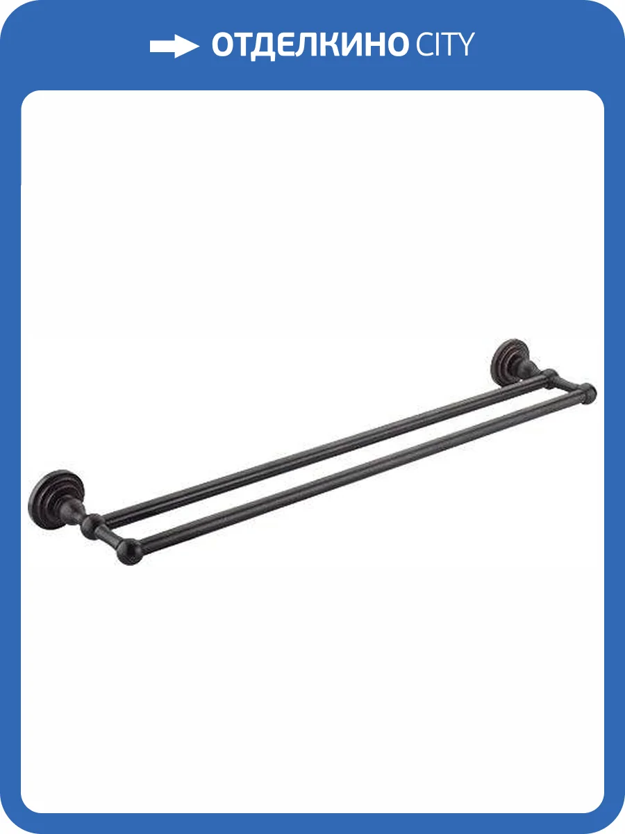 Полотенцедержатель Wasserkraft Isar K-7340 двойной фото 5