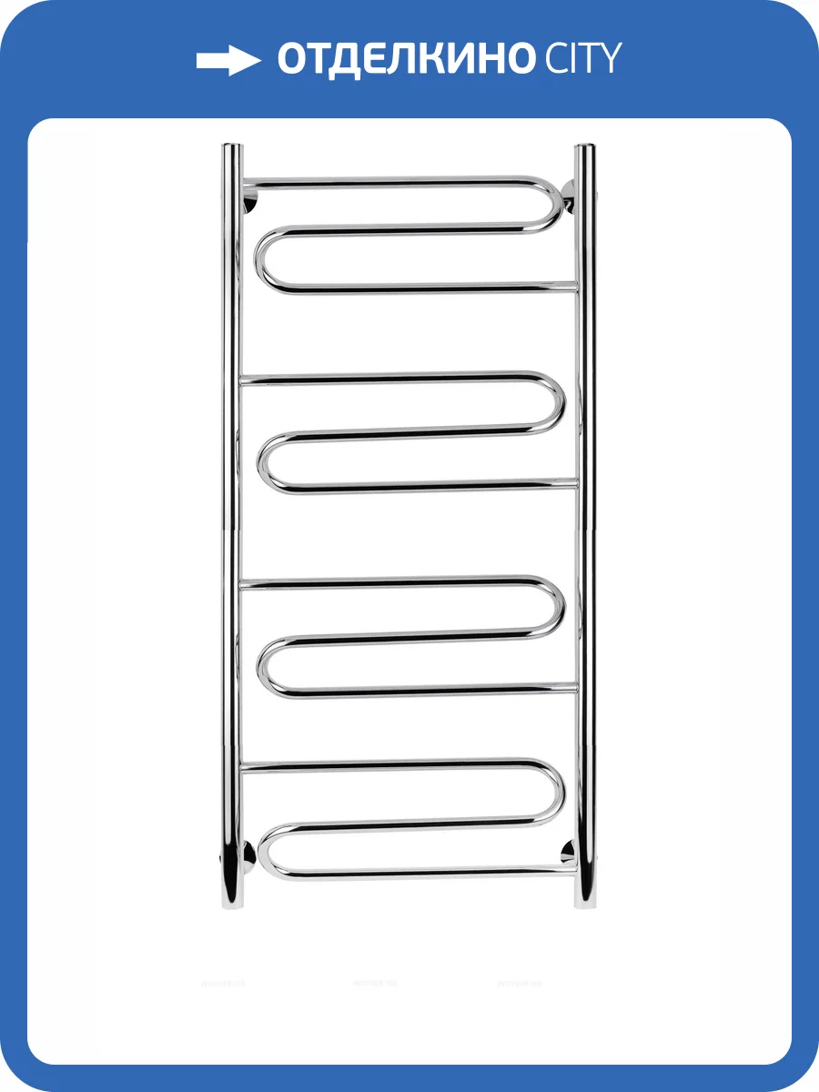 Полотенцесушитель водяной Secado Валенсия 4603777446055 1 120x60, хром, с комплектом подключения фото 3