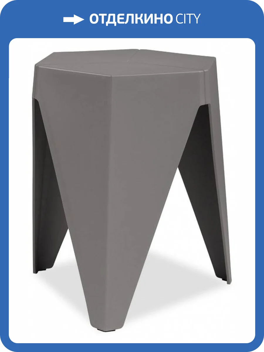 Табурет Woodville Korner 15692 серый фото 14