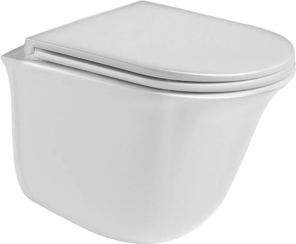 Унитаз подвесной Weltwasser WW SK Telbach 004GL-WT безободковый, с ...