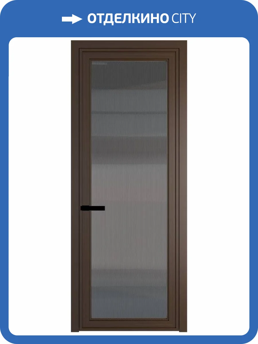 Межкомнатная дверь Profil Doors 1 AGP цвет профиля Деорэ, стекло безопасное 6 мм мору тонированное 800x2000 фото 2