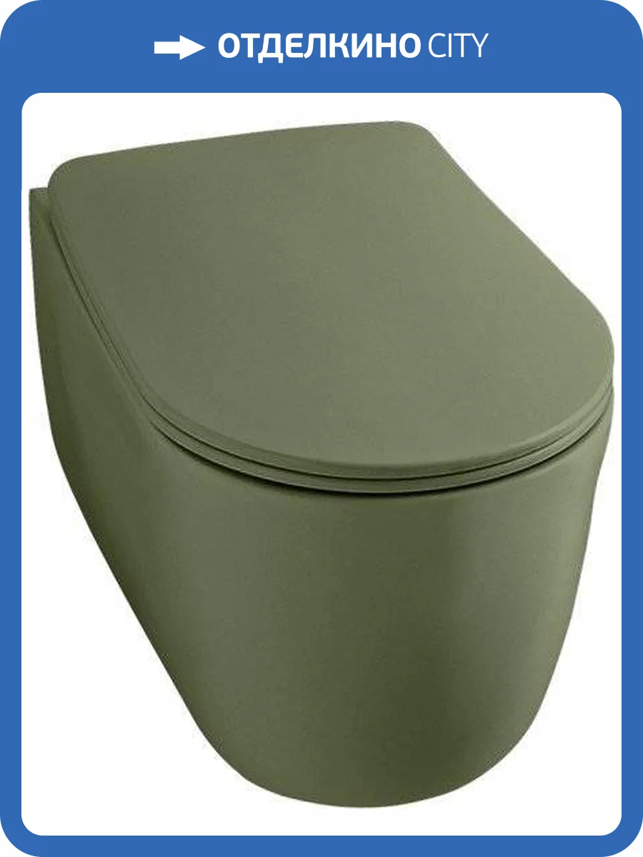 Чаша для унитаза Kerasan Nolita 531411 verde без сиденья фото 12