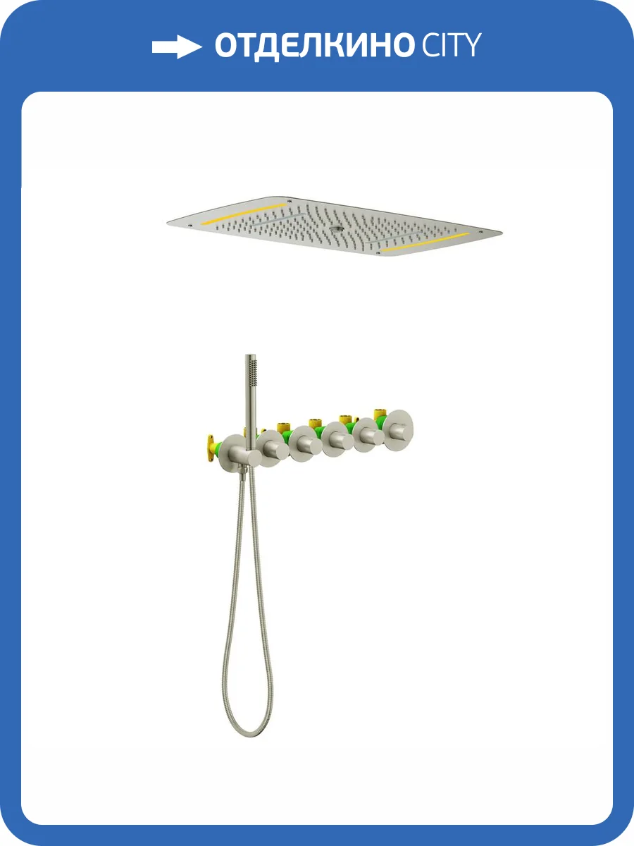 Душевой комплект Timo Saona SX-2319/13SM никель, с термостатом фото 6