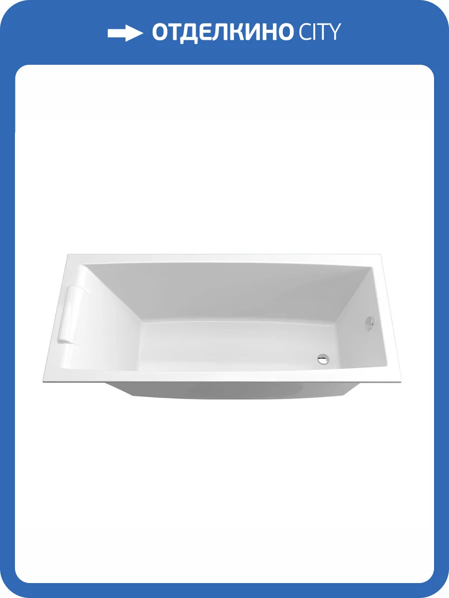 Акриловая ванна Marka One Aelita Slim 165x75 с ножками фото 7